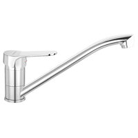 Baterie stativa spalator Isso, crom, cu pipa lebada, Ferro BIS4A