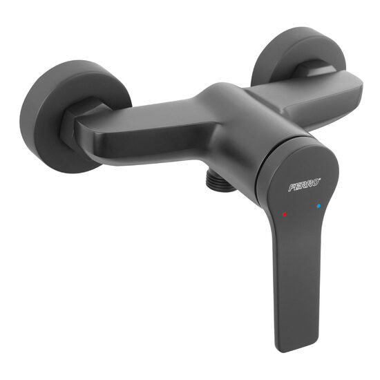 Baterie perete dus Stratos, negru fara accesorii, Ferro BSC7BL