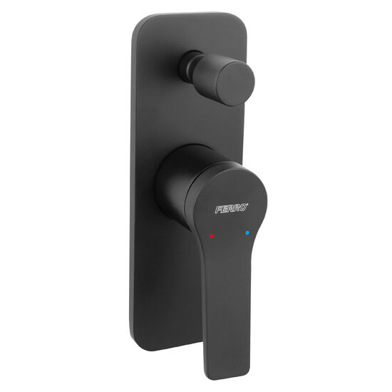 Baterie ingropata cada/dus Stratos, negru, Ferro BSC7PBL