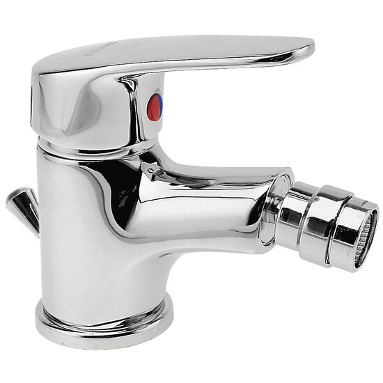 Baterie stativa bideu Smile, crom cu ventil, Ferro BSM6