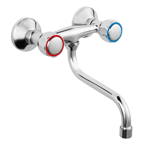 Baterie perete lavoar/spalator Standard, crom , Ferro BST5