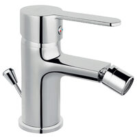 Baterie stativa bideu Savio, crom cu ventil, Ferro BSV6