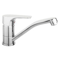 Baterie stativa lavoar Tiga VerdeLine, crom cu pipa mobila, Ferro BTG2AVL