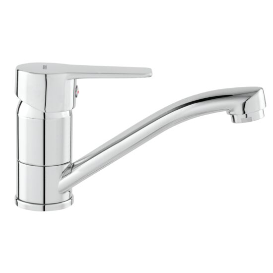 Baterie stativa lavoar Ritto, crom cu pipa mobila, Ferro BTR2A