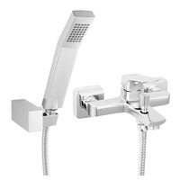 Baterie perete cada/dus Vitto, crom cu accesorii, Ferro BVI11VL