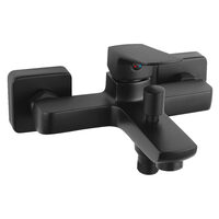 Baterie perete cada/dus Vitto VerdeLine, negru fara accesorii, Ferro BVI1VLBL