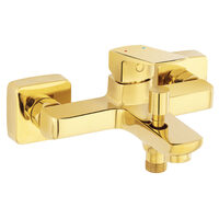 Baterie perete cadă Vitto VL fără set de duș, auriu, Ferro BVI1VLG