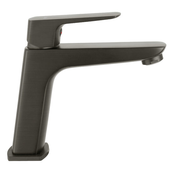 Baterie stativa lavoar Vitto VerdeLine, gun metal cu ventil, Ferro BVI2VLGM