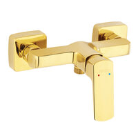 Baterie perete duș Vitto VL fără set de duș, auriu, Ferro BVI7VLG