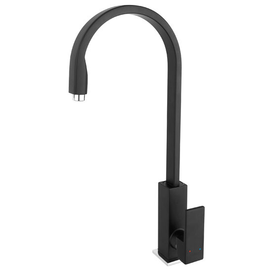 Baterie stativa spalator Zicco, negru cu pipa inalta, Ferro BZI4BL