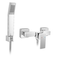 Baterie perete dus Zicco, crom cu accesorii, Ferro BZI77