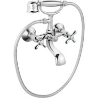 Baterie perete cada/dus Retro New, crom cu accesorii, Ferro XD11