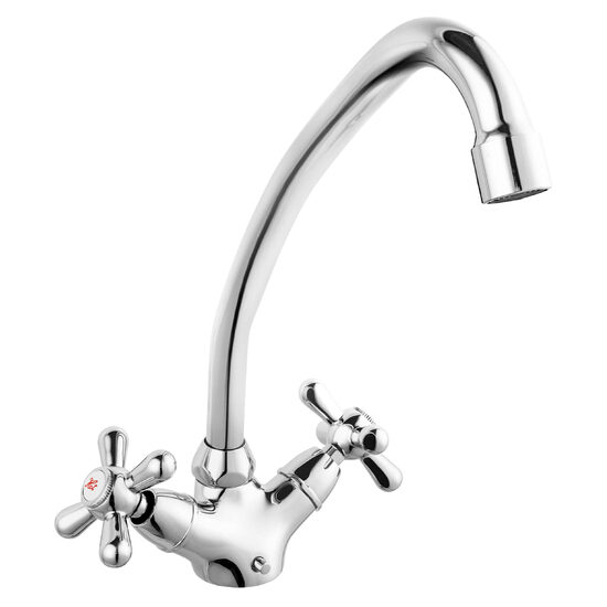 Baterie stativa spalator Retro, crom, Ferro XR4