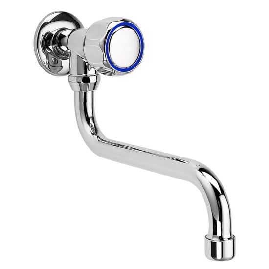 Robinet perete lavoar/spalator pt. apa rece, crom, Ferro Z39