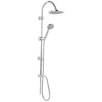 Set bara dus cu suport culisant, dus fix si para dus mobila Rondo, crom, Ferro NP21