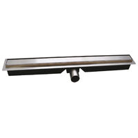 Rigola dus inox Slim Pro L= 800 mm, cu sifon incorporat DN40, Ferro OLSP1-80