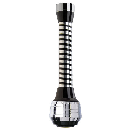 Regulator de debit lung cu 2 functii, crom/negru pt. baterii spalator, Ferro P13W