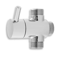 Comutator ceramic 1/2" pentru set bara dus, crom , Ferro PR/SET030,0