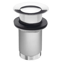 Ventil lavoar click-clack din alama  1 1/4" fara preaplin, crom, Ferro S283B