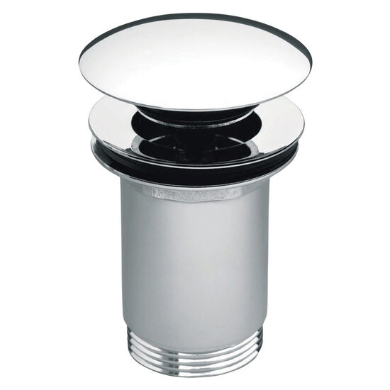 Ventil lavoar click-clack din alama  1 1/4" Rotondo fara preaplin, crom, Ferro S285B