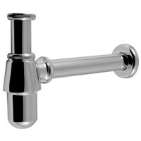 Sifon lavoar din alama 1 1/4 x 32 mm, crom fara ventil, Ferro S30