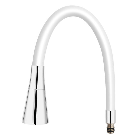 Pipa elastica 2F, pentru baterie spalator Elastico II, alb, Ferro W101W-B