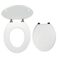 Capac WC din MDF, alb, Ferro WC/PROVENCE