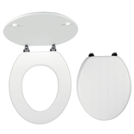 Capac WC din MDF, alb, Ferro WC/PROVENCE