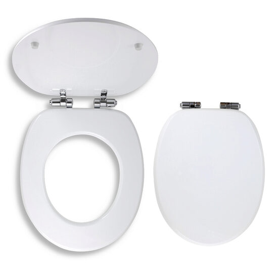 Capac WC soft-close din MDF, alb, Ferro WC/SOFTMDF