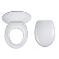 Capac WC universal din plastic, alb, Ferro WC/UNIVERSAL