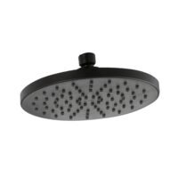 Cap de dus fix 200 mm Rondo, negru, Ferro DSN01BL