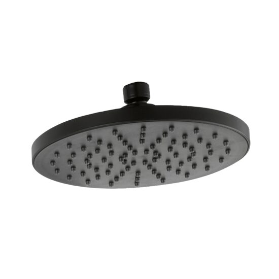 Cap de dus fix 200 mm Rondo, negru, Ferro DSN01BL