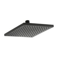 Cap de dus fix 200x200mm Squerto, negru, Ferro DSN02BL