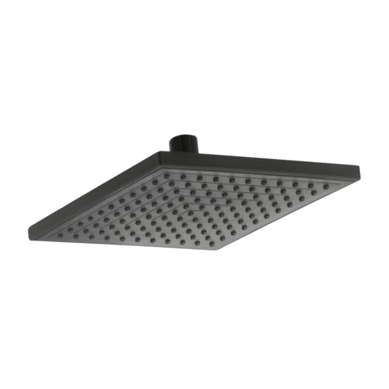 Cap de dus fix 200x200mm Squerto, negru, Ferro DSN02BL