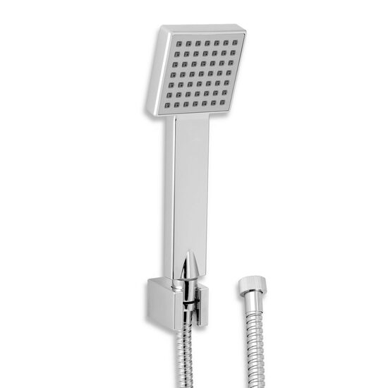 Set para dus 1 functie cu suport si furtun flexibil Mini130, crom, Ferro MINI130,0