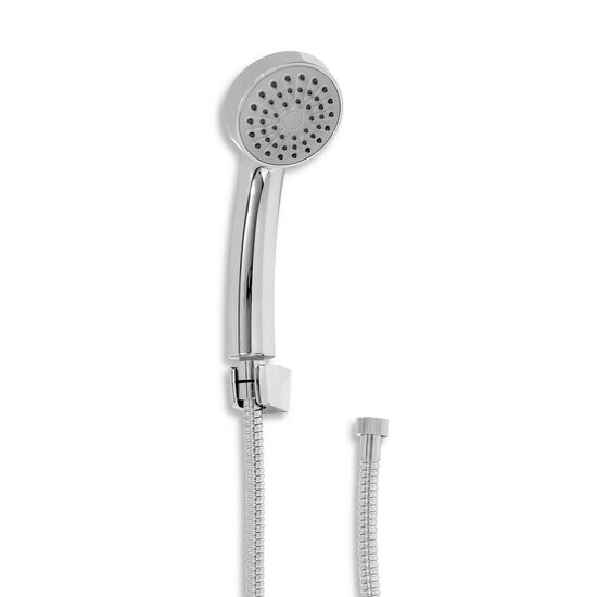 Set para dus 1 functie cu suport si furtun flexibil Twist, crom, Ferro MINI870,0