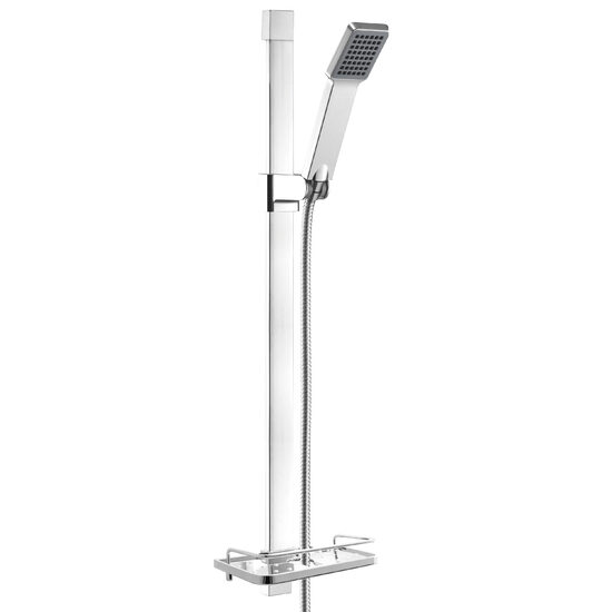 Set bara dus 1 functie cu suport culisant Quadro, crom, Ferro N110