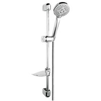 Set bara dus 3 functii cu suport culisant Tutti, crom, Ferro N340