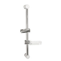 Suport bara culisant pentru dus cu portsapun, crom, Ferro RAIL4,0