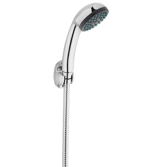 Set para dus 1 functie cu suport fix si furtun flexibil Promo, crom, Ferro U28B