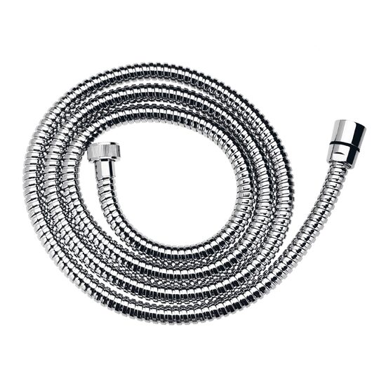 Furtun flexibil dus conic, metalic 175 cm, crom , Ferro W07