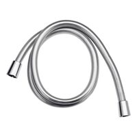 Furtun flexibil dus conic, PVC 150 cm, argintiu, Ferro W40