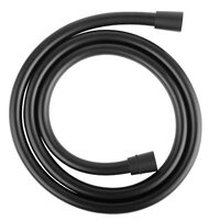 Furtun flexibil dus conic, PVC 150 cm, negru/crom, Ferro W43