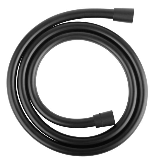 Furtun flexibil dus conic, PVC 150 cm, negru/crom, Ferro W43