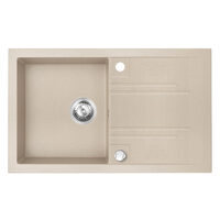 Chiuveta granit, 1 cuva si storcator 48x78 MEZZO II, nisip, Ferro DRGM48/78SA