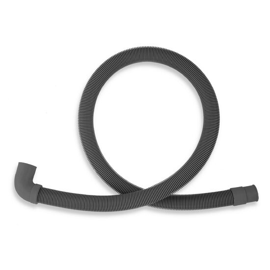 Furtun cu cot evacuare masina de spalat, L=100 cm, Ferro PVK/100