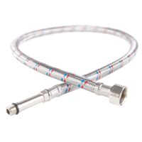 Racord flexibil pt. baterii 3/8xM10x1, cu capat lung L=40cm, Ferro WBS92