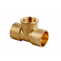 Teu alama D.15x1/2x15 FI, pentru imbinare prin sudura, Ferro 4130-1501