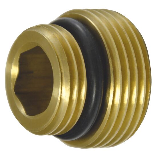 Niplu alama redus pentru radiatoare, 3/4"x1/2" cu garnitura plata , crom , Ferro 69190000Y