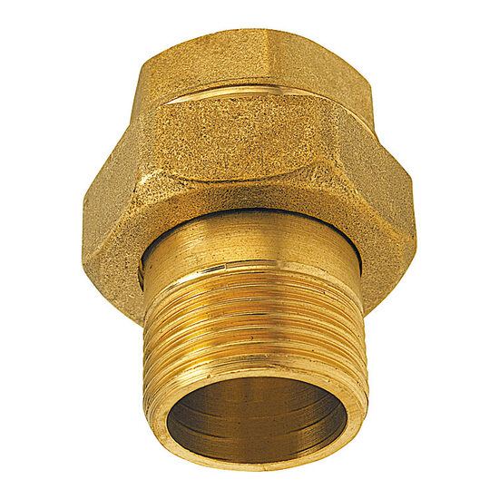 Racord olandez din alama 1 1/4" FI-FE cu etansare conica, Ferro SG9